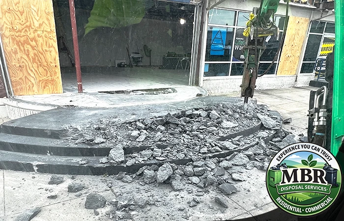 Commercial concrete demolition in Fairfax Virginia