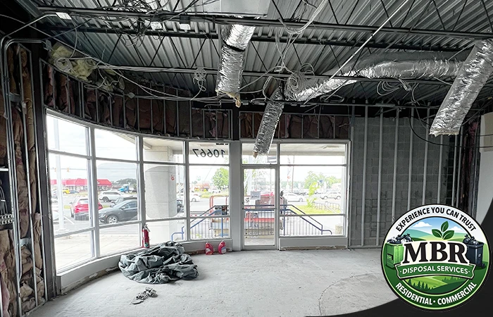 Commercial interior demolition in Fairfax Virginia