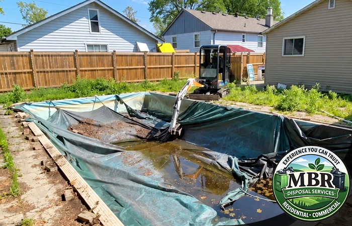 Pool demolition in Northern Virginia