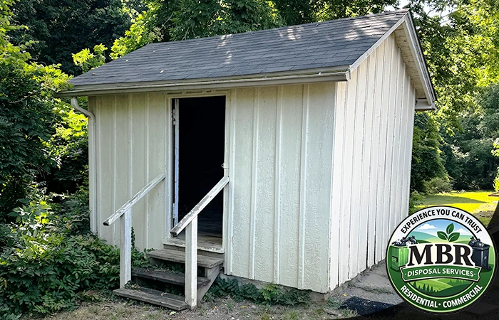 Shed demolition in Northern Virginia